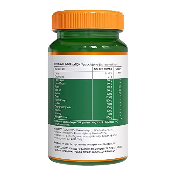 CO ENZYME Q10 650 MG : HEART HEALTH & CELLULAR ENERGY - 60 CAP - Image 3