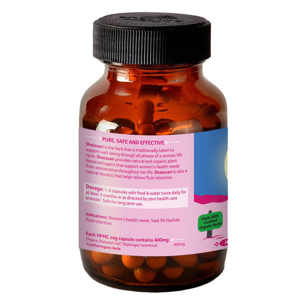 ORGANIC INDIA SHATAVARI: WOMAN'S VITALITY & HORMONAL HARMONY 60 CAP - Image 3