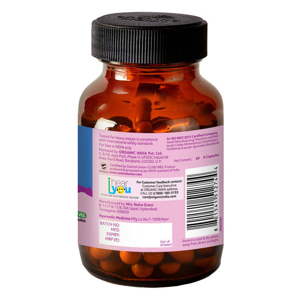 ORGANIC INDIA FLAXSEED: OMEGA-3 RICH FOR HEART & DIGESTIVE HEALTH- 60 CAP - Image 2