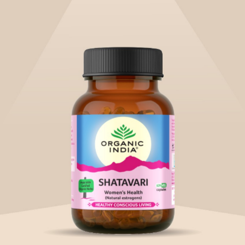 ORGANIC INDIA SHATAVARI: WOMAN'S VITALITY & HORMONAL HARMONY 60 CAP